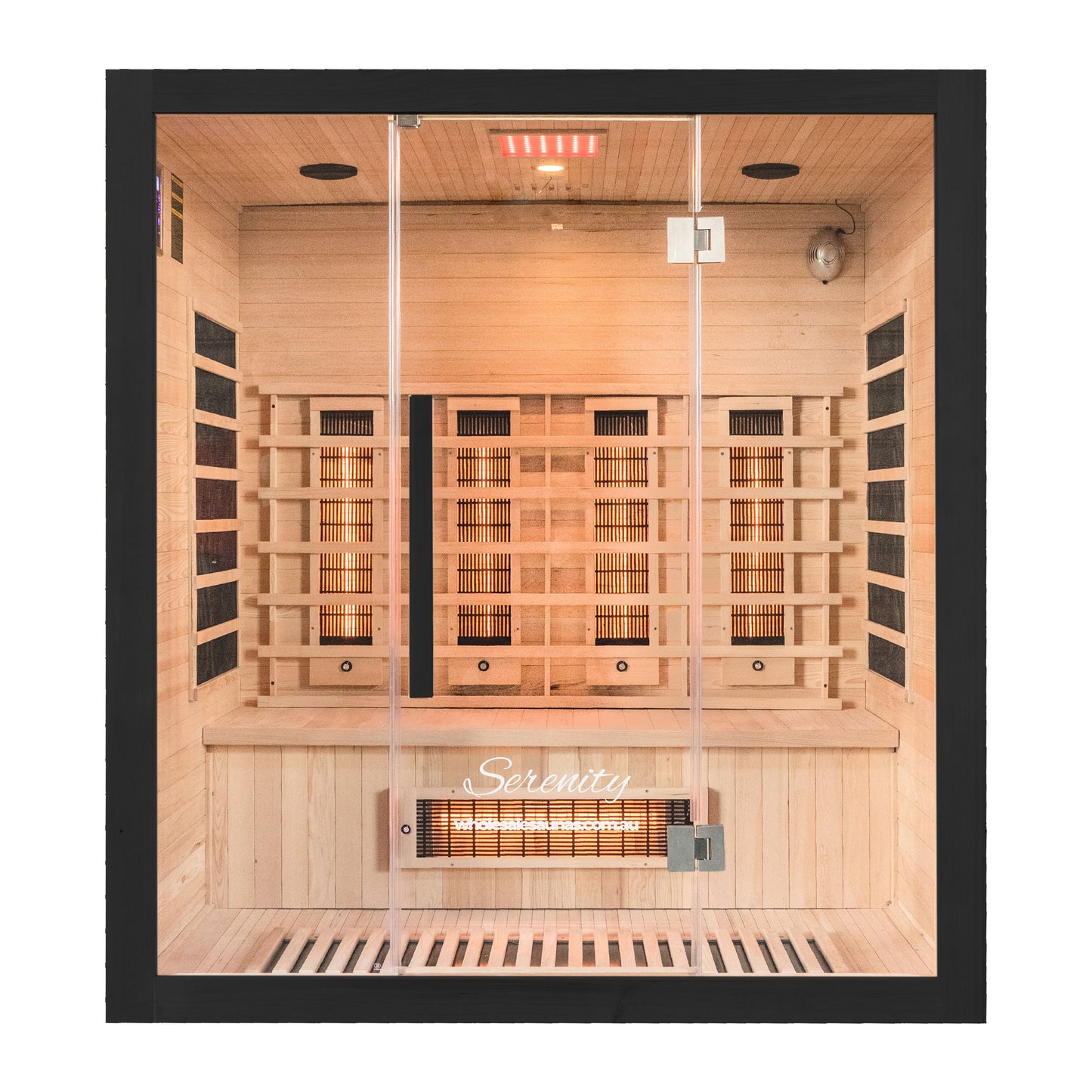 Serenity Midnight Black | Full Spectrum Infrared Sauna | 4 Person